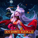 kitsunes scrolls slot logo