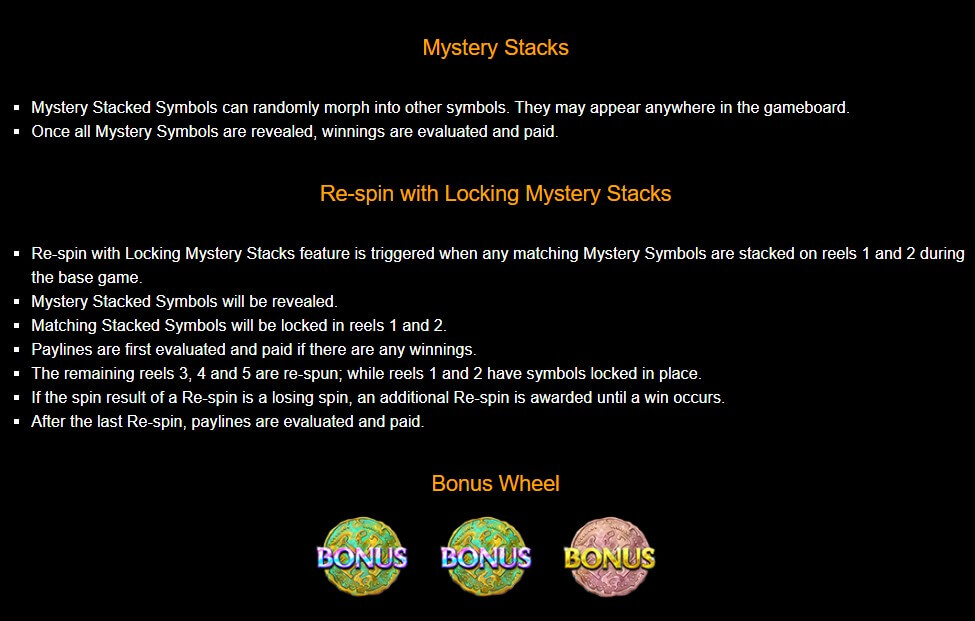 Legend of Helios bonus features