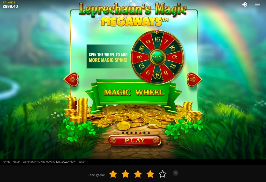 Red Tiger Gaming Leprechaun Magic Megaways slot bonus
