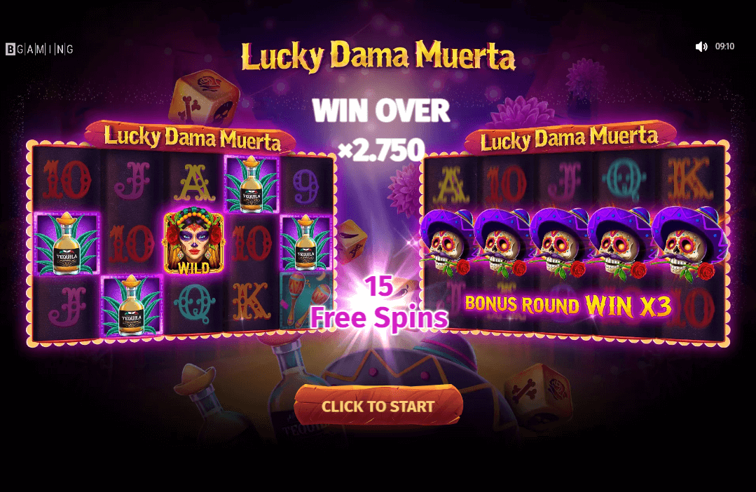 Lucky Dama Muerta Online Slots Game Features
