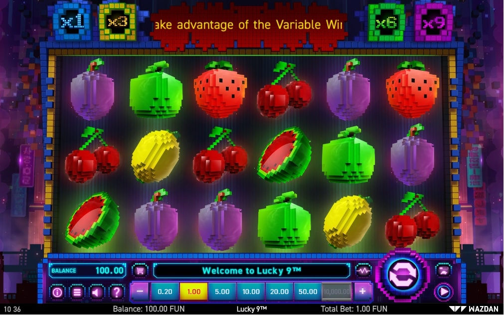 Wazdan_Lucky_9_Slot_Reels