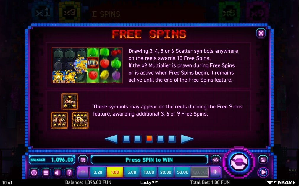 Wazdan_Lucky_9_Slot_Bonus_Features