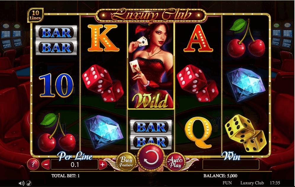 Luxury Club Slot Reels
