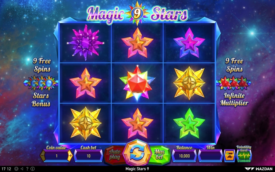 Wazdan Magic Stars 9 Slot Main Screen