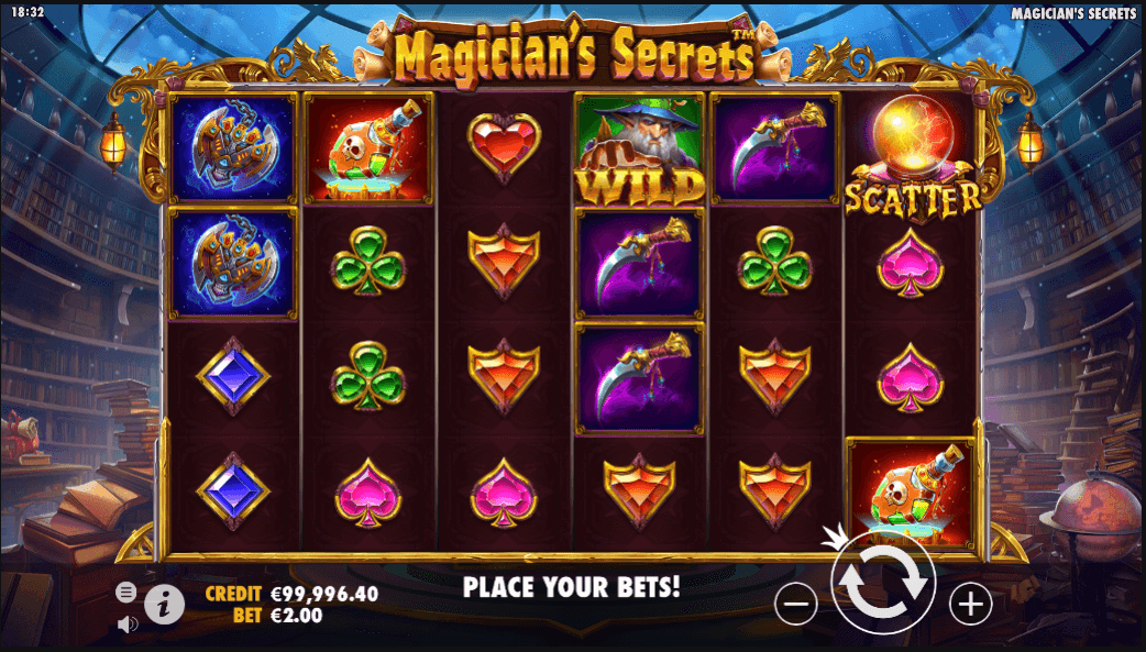 Magician's secrets online slot preview