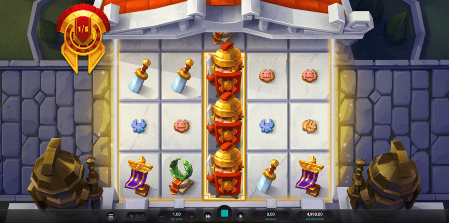 marching legions sticky wilds screenshot