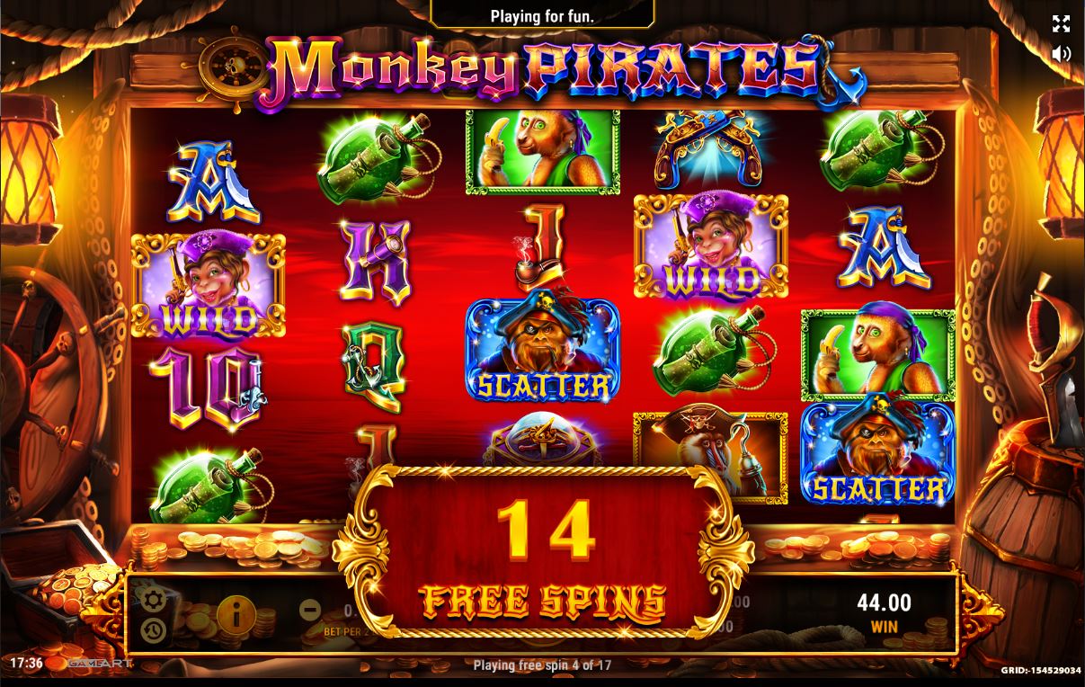 Monkey Pirates Slot Review, Bonuses & Free Play