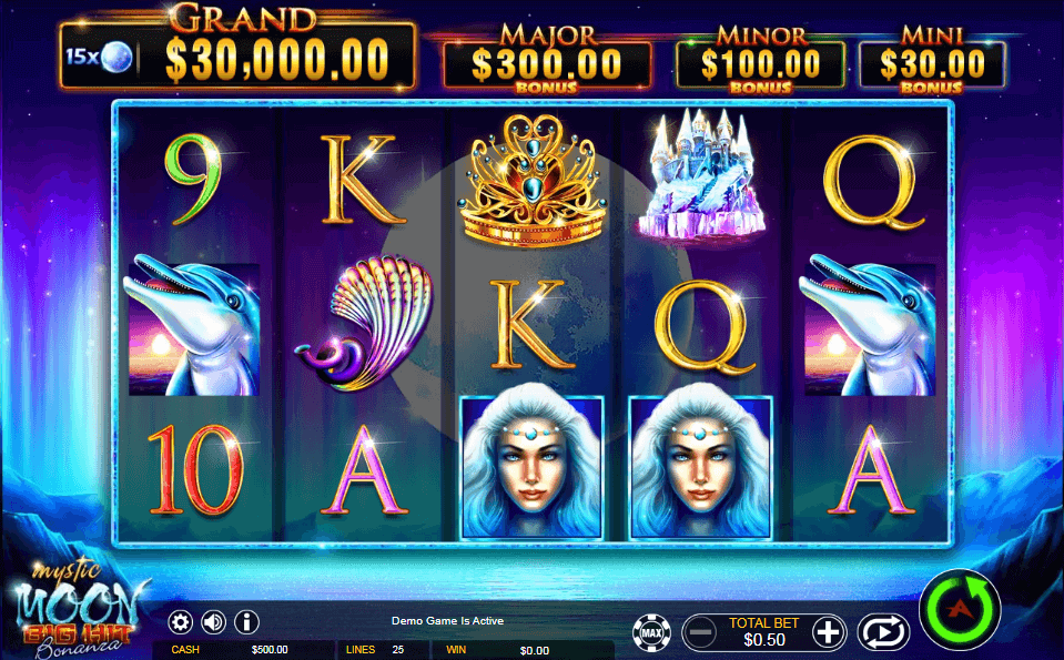 Mystic Moon slot gameplay