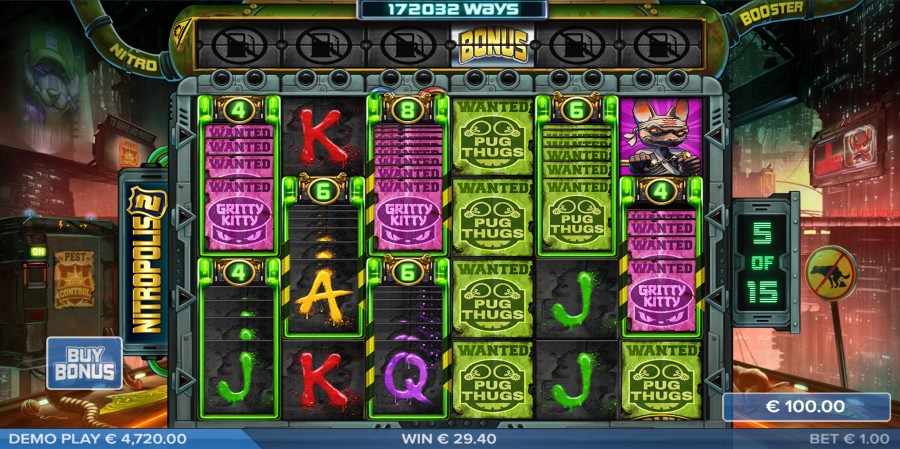 imagen de ronda bono de Nitropolis 2