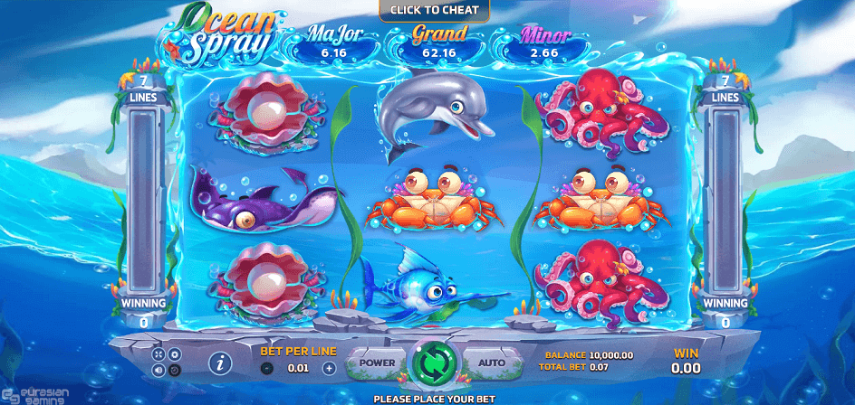 Gulungan Permainan Slot Online Ocean Spray