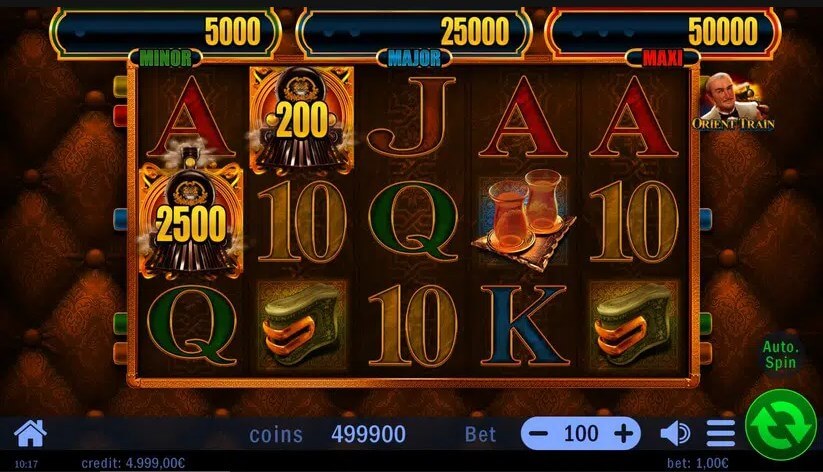 Orient Train Online Slots Game Reels