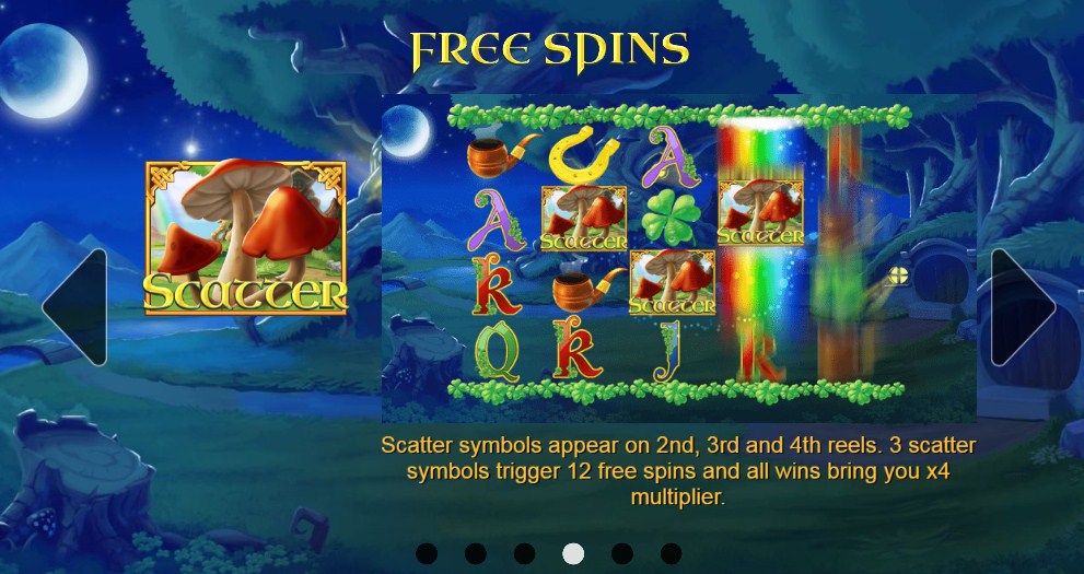 Patrics Riches online slot game bonus feature