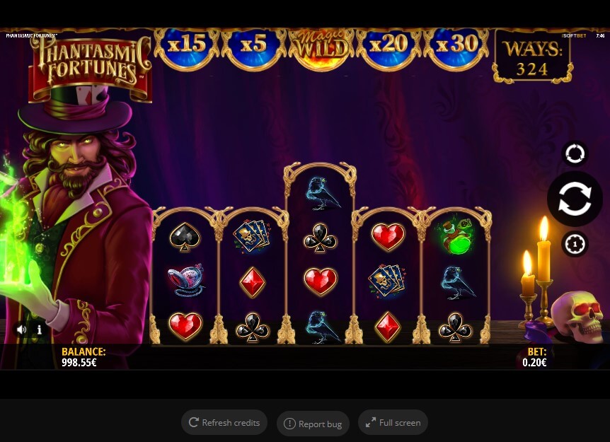 Phantasmic Fortunes Online Slots Game Reels