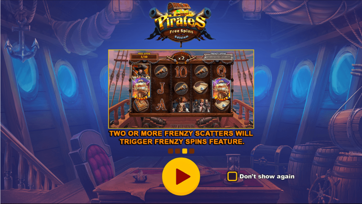 Pirates Free Spins Edition Online Slots Game Features