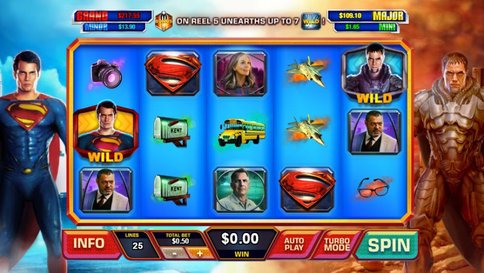 Man of Steel Imagen Playtech