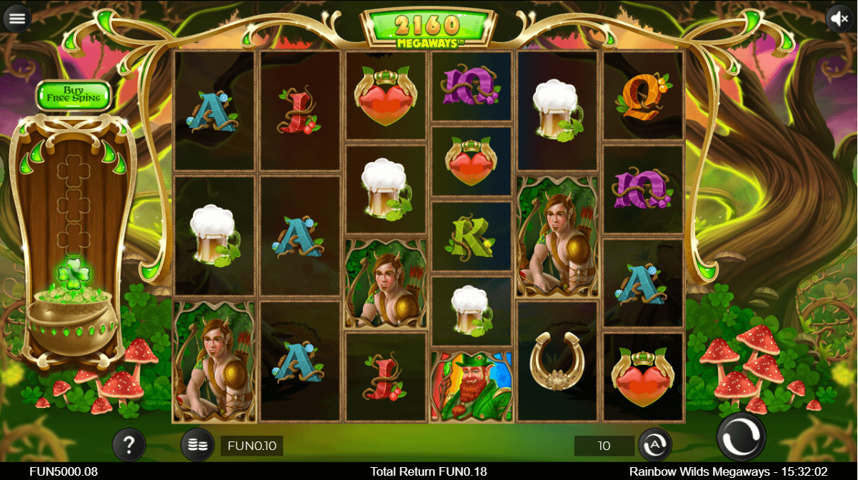 Rainbow Wilds Megaways Online Slots Game Reels