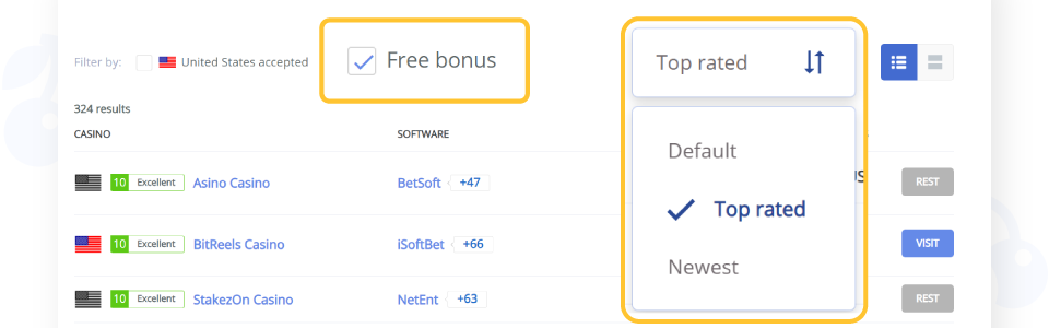 Real Money Filter Free Bonus