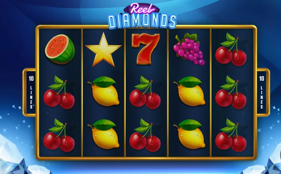 Reel Diamons online slot game reels