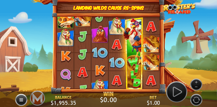 roosters reloaded wild multiplier screenshot