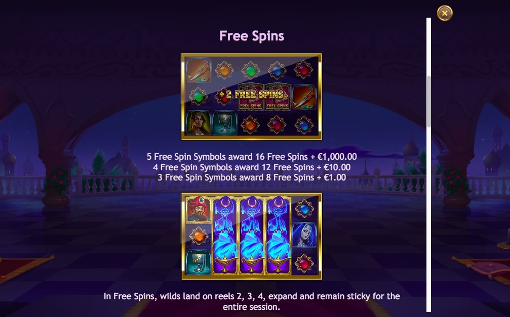 Yggdrasil Gaming Sahara Nights Slot Free Spins