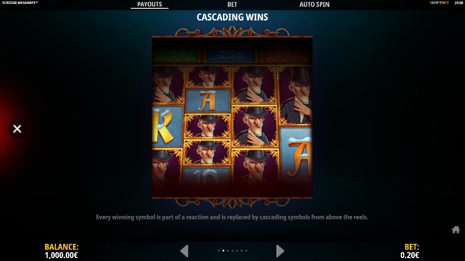 Scrooge Megaways Online Slots Game Features