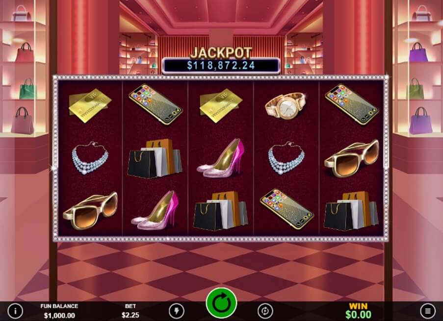 Shopping Spree II Slots Game Reels