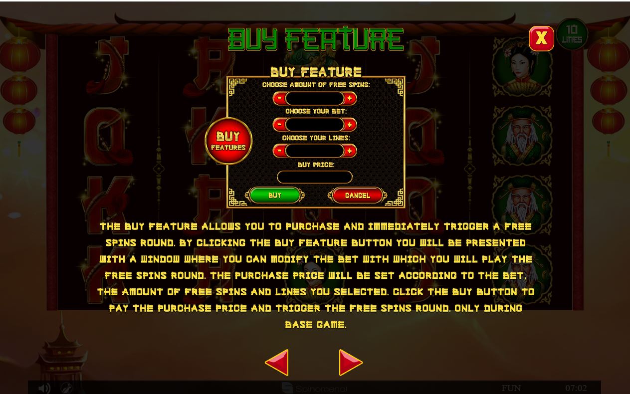 Spinomenal Dragonâ€™s Charms Slot Overview payout scatter symbol wild buy feature free spins