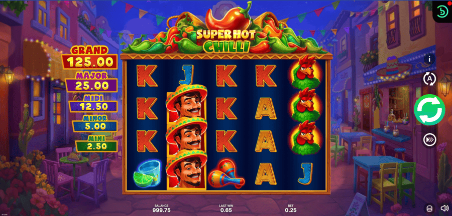 Super Hot Chili Slot Wild Screenshot