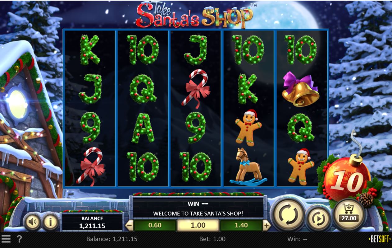 BetSoft Take Santas Shop slot