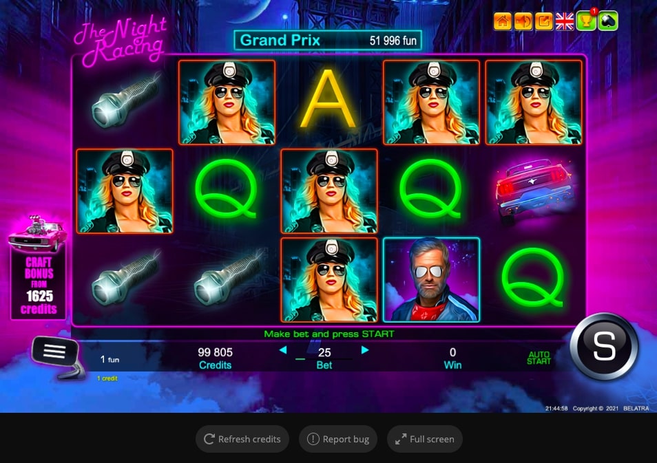 The Night Racing slot