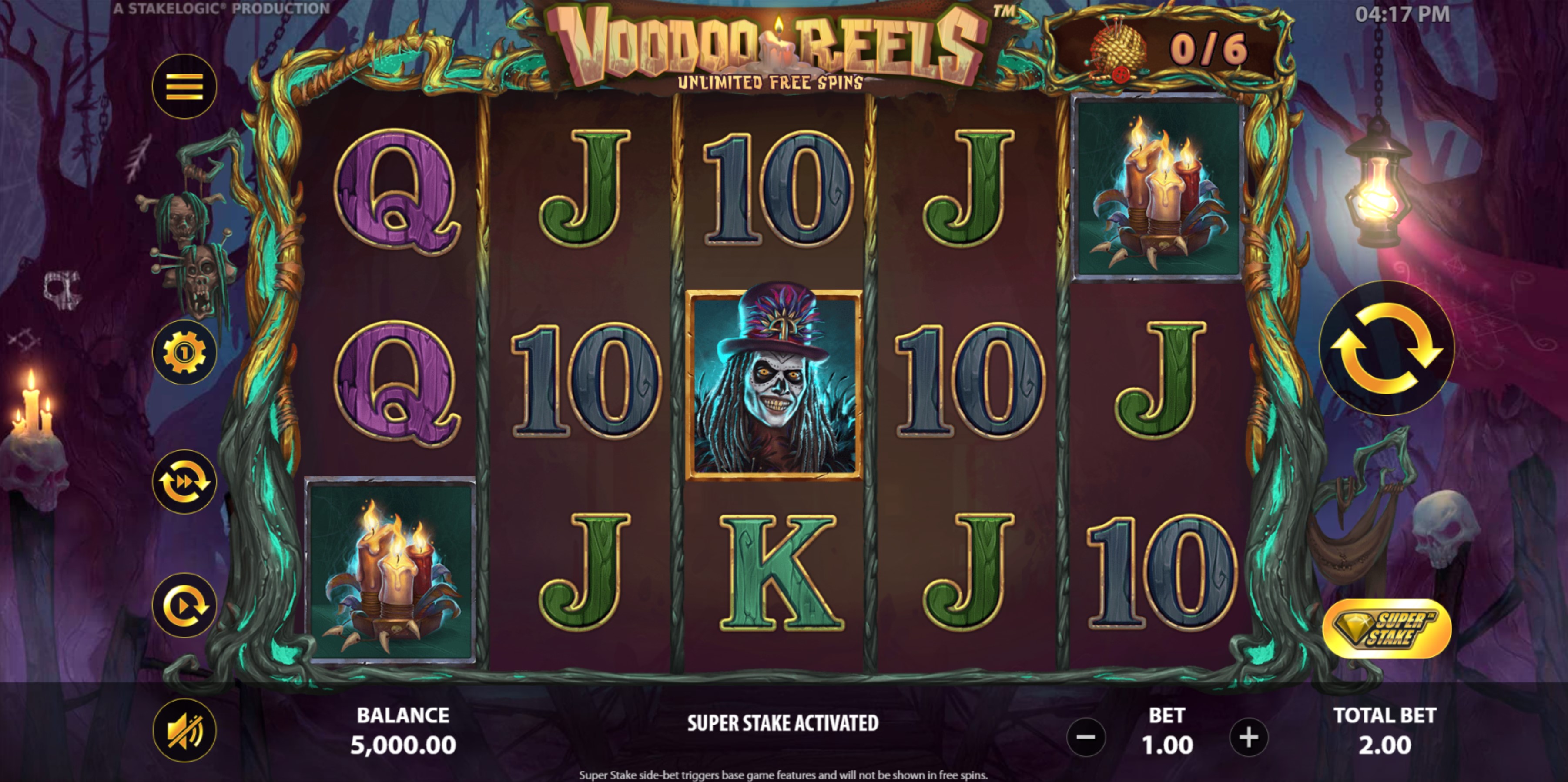 Voodoo Reels by StakeLogic