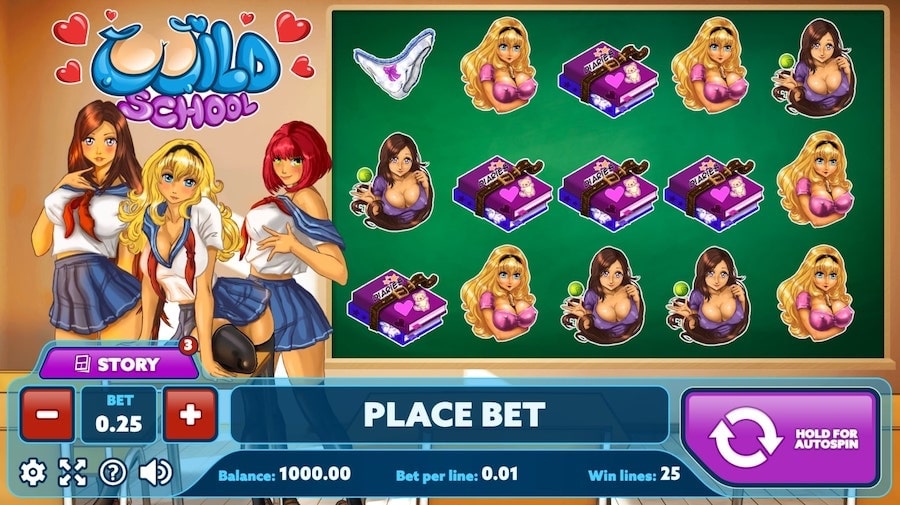 Wild School slot gameplay