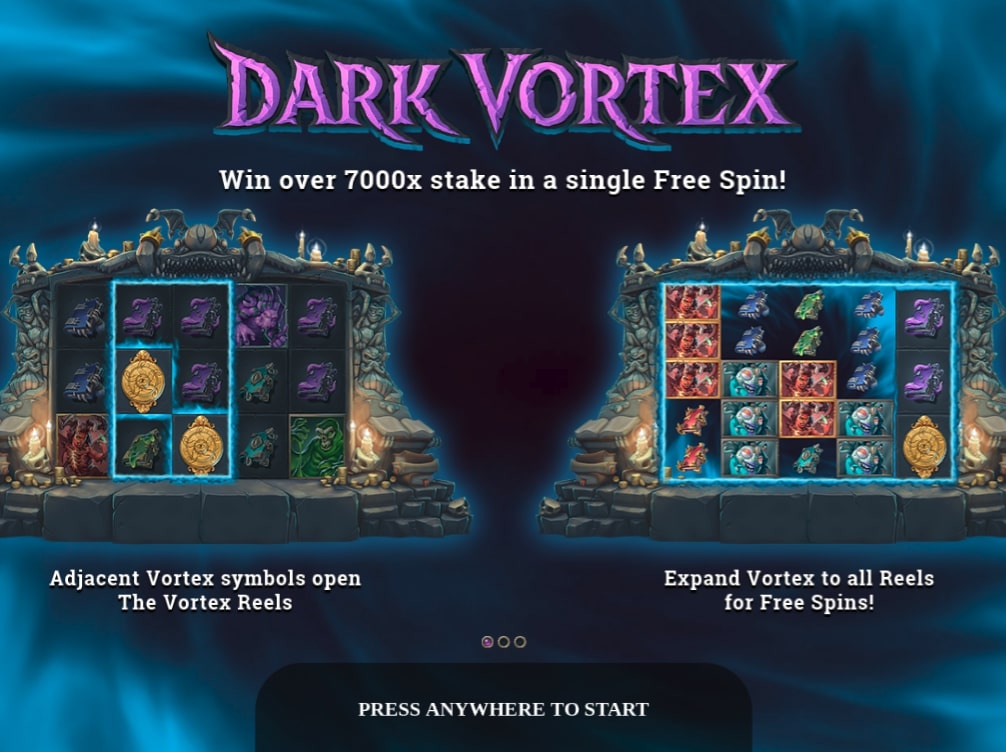 Tours gratuits Yggdrasil Gaming Dark Vortex fonctionnalité bonus