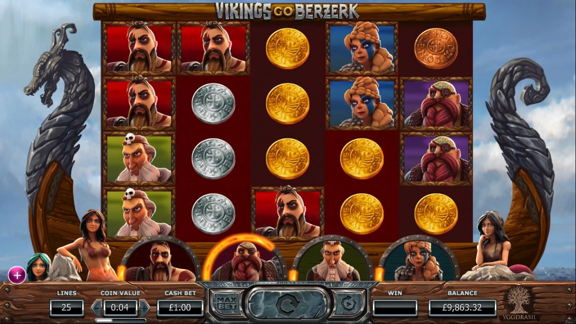 Thèmes de jeu Yggdrasil Gaming Vikings Go Bezerk Slot victoires