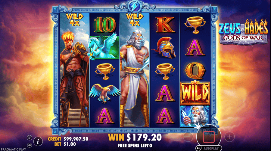 zeus vs hades expanding wilds screenshot