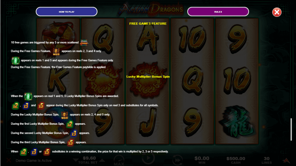 action dragons features