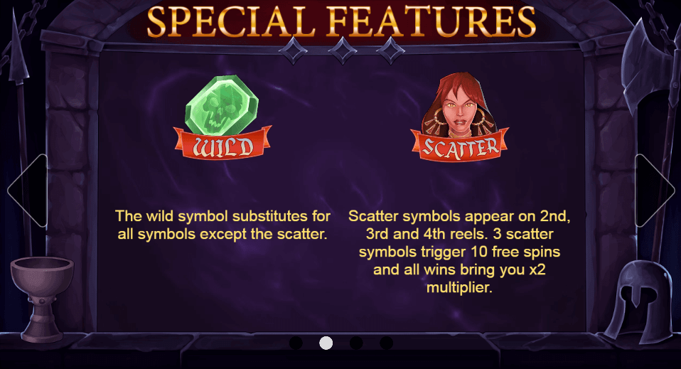 adventure saga online slot game features