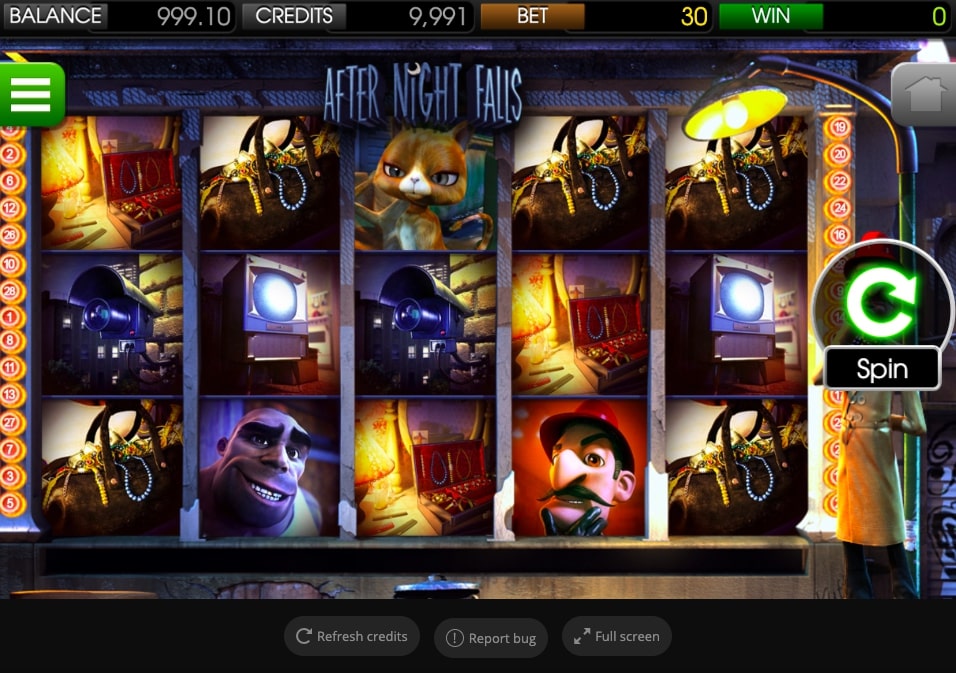 After Night Falls Slot Reels