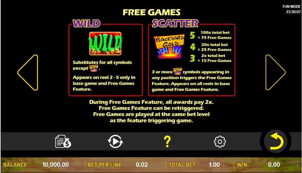 Backyard Gold Online Slot Game Bonus