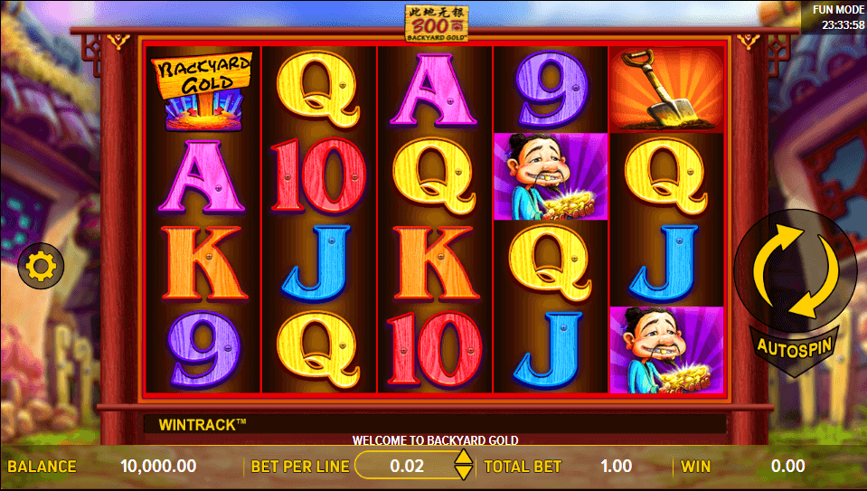 Backyard Gold Online Slot Game Reels