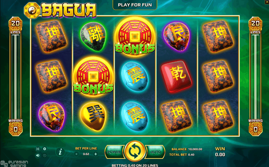 Bagua Online Slot Game Reels