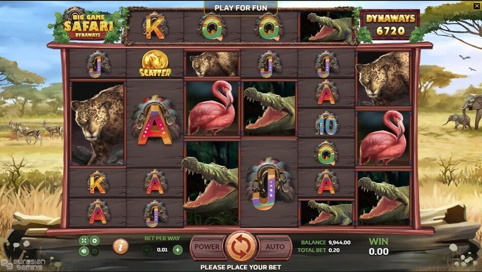 Big Game Safari Online Slot Game Reels