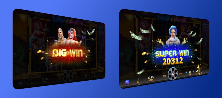 imagen de grandes ganancias en tragamonedas