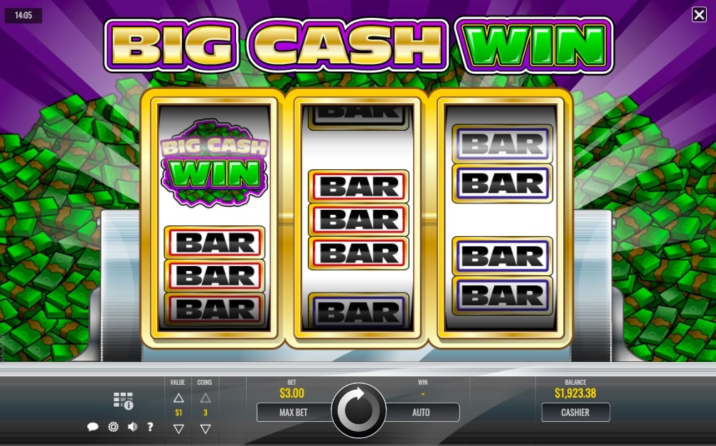 Rival Big Cash Win Slot Reels