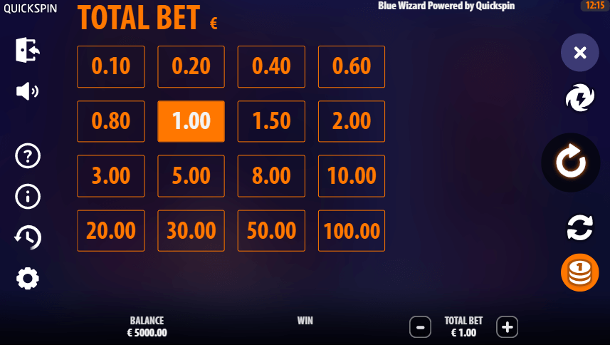 Blue Wizard Online Slot Game Quickspin