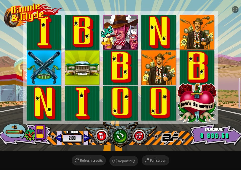 Red Rake Gaming Bonnie and Clyde Slot 