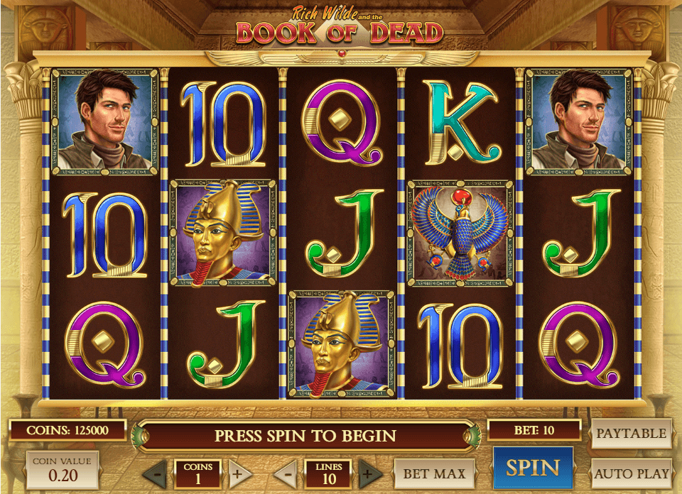 book of dead tragamonedas screenshot