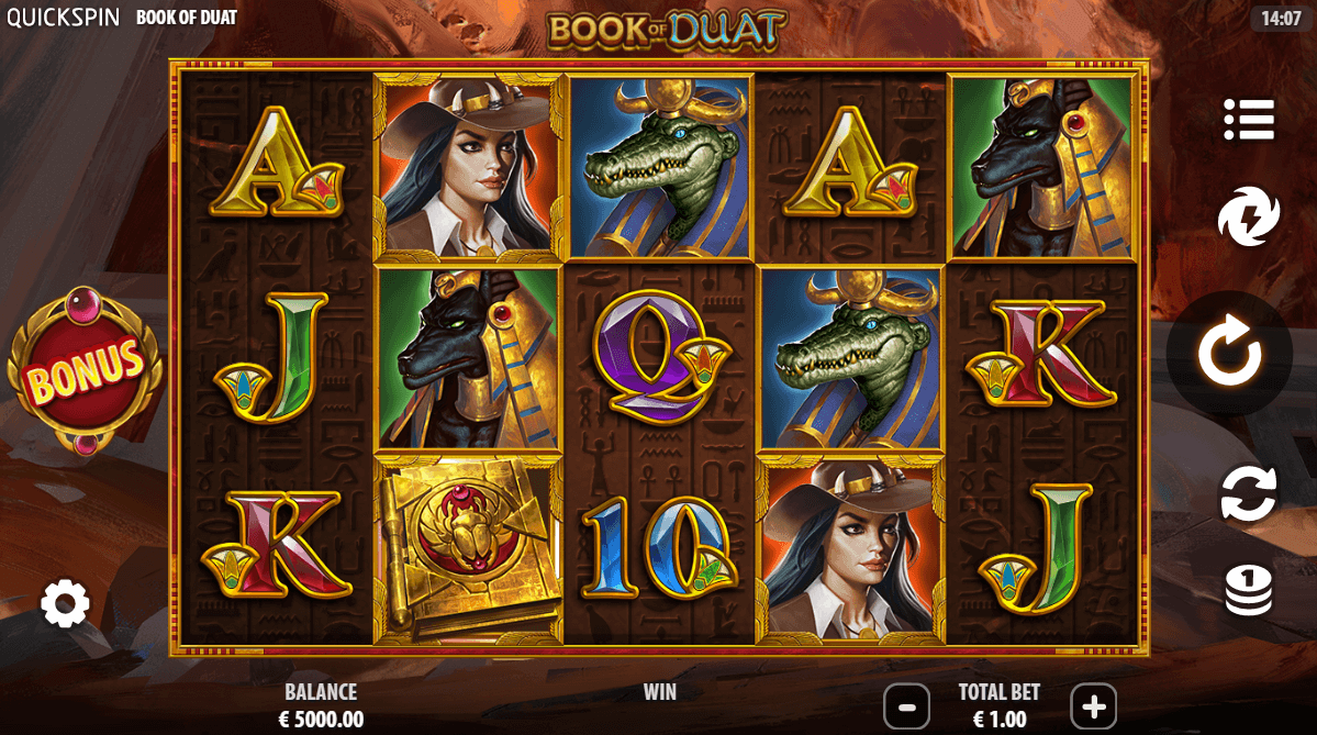 Book of Duat Online Slot Game Reels