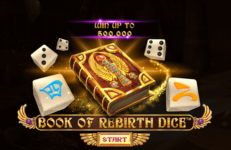 book of rebirth dice logo