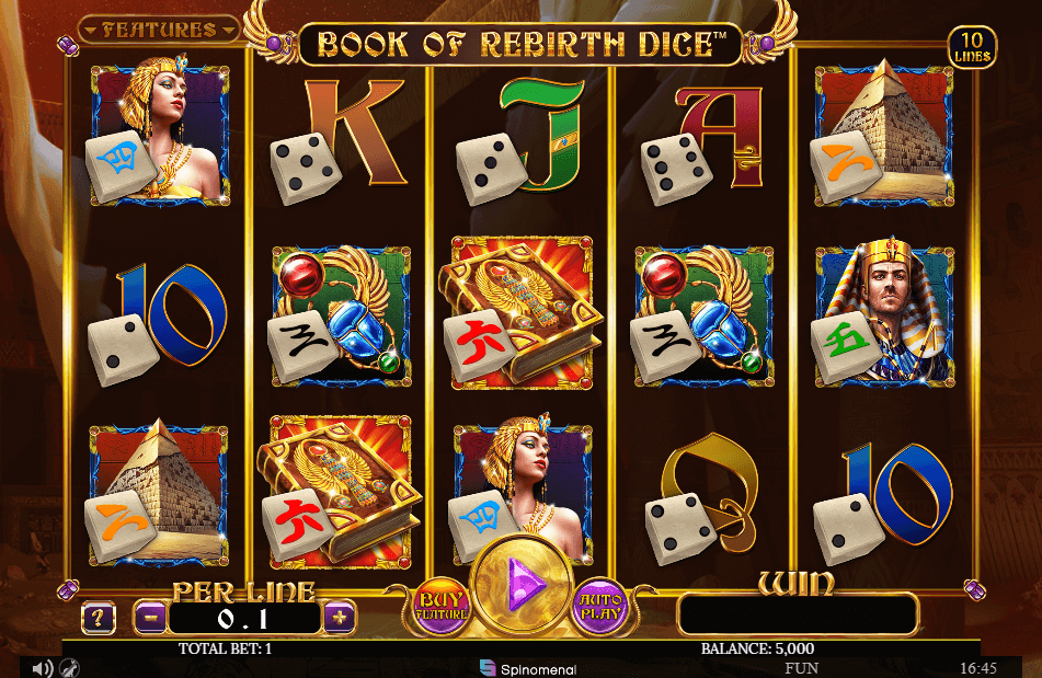 book of rebirth dice reels